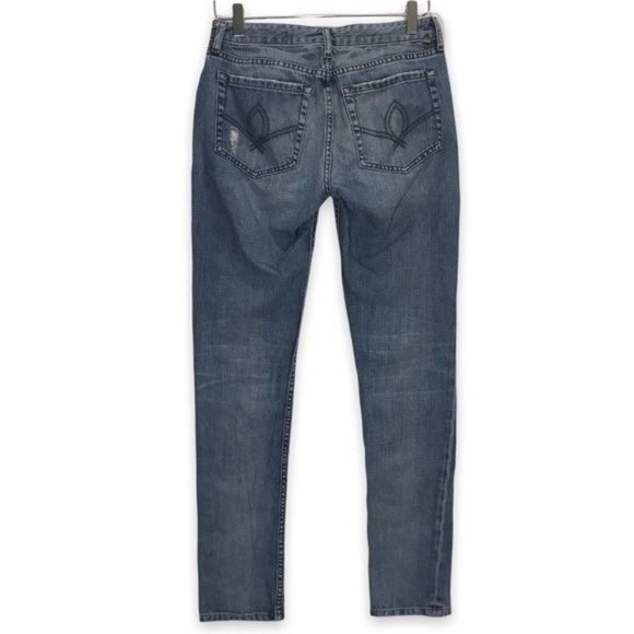 EVER 100% Cotton Denim Distressed Jeans Size 26 - Picture 5 of 8